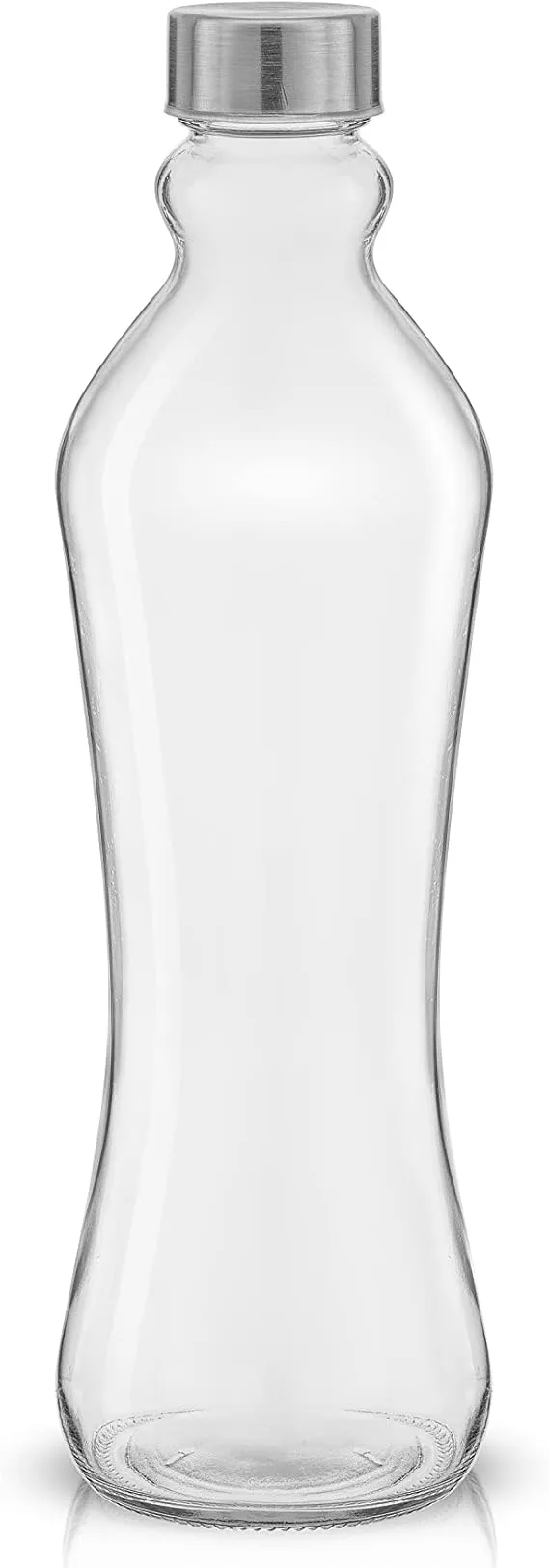 JoyJolt 2-Pack 32oz Glass Water Bottles with Lids - Image 3