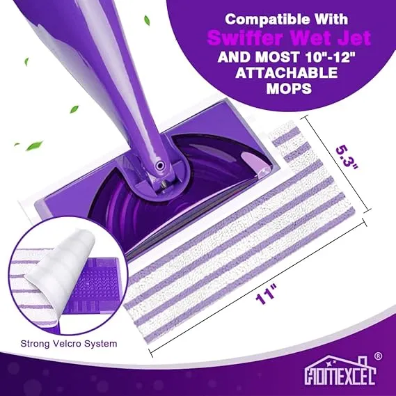 HOMEXCEL Microfiber Mop Pads for Swiffer WetJet – 48 Pack - Image 2