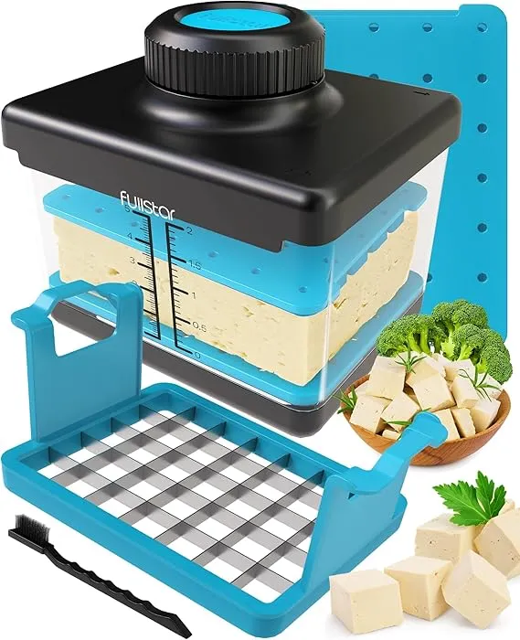 Fullstar 2-in-1 Tofu Press & Cutter – Dishwasher Safe