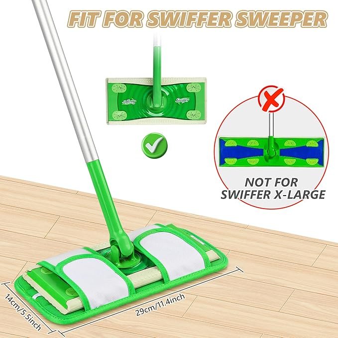 Papclean Reusable Swiffer Mop Pads – Microfibe - Image 3