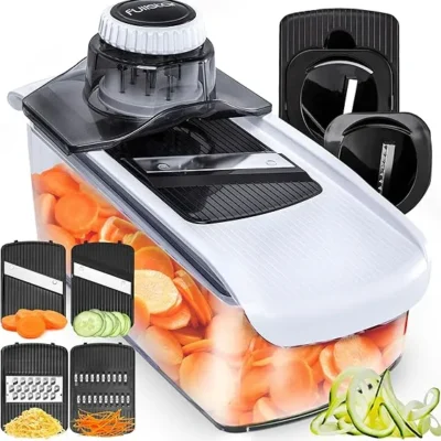 Fullstar 6-in-1 Kitchen Slicer – Cutter, Grater, Spiralizer