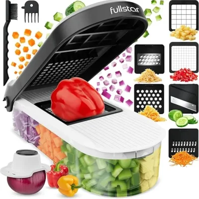 Fullstar 6-in-1 Mandoline Slicer – Vegetable & Fruit Cutter