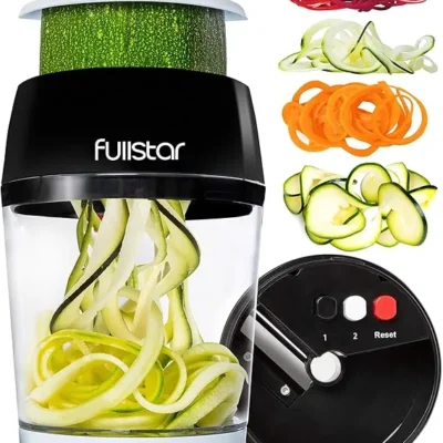 Fullstar 4-in-1 Vegetable Spiralizer – Zucchini & Noodle Maker