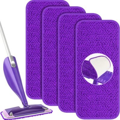 Washable Microfiber Pads Compatible with Swiffer WetJet